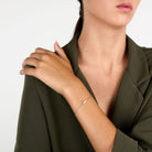 Bratara din argint 925 rodiat cu 3 perle de cultura, colectia Emily in Paris La Petite Story la mana