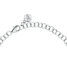 inchidere lobster cu prelungire pentru Bratara Morellato Nobile din argint 925 rodiat cu inima si diamante CZ