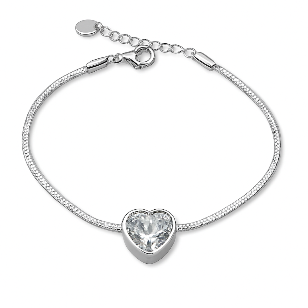 brtara think positive cu inima diamant cz