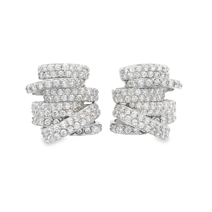 cercei argint diamante cz
