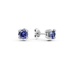 cercei argint punto luce spinel