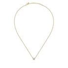 Colier din argint 925 rodiat auriu cu pandantiv fluture si diamante CZ albe, colectia Emily in Paris La Petite Story