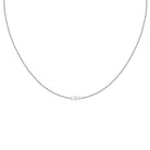 Colier din argint 925 rodiat auriu cu perle de cultura asimetrice, colectia Emily in Paris La Petite Story