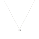 colier punto luce argint cu diamant ca 6 mm