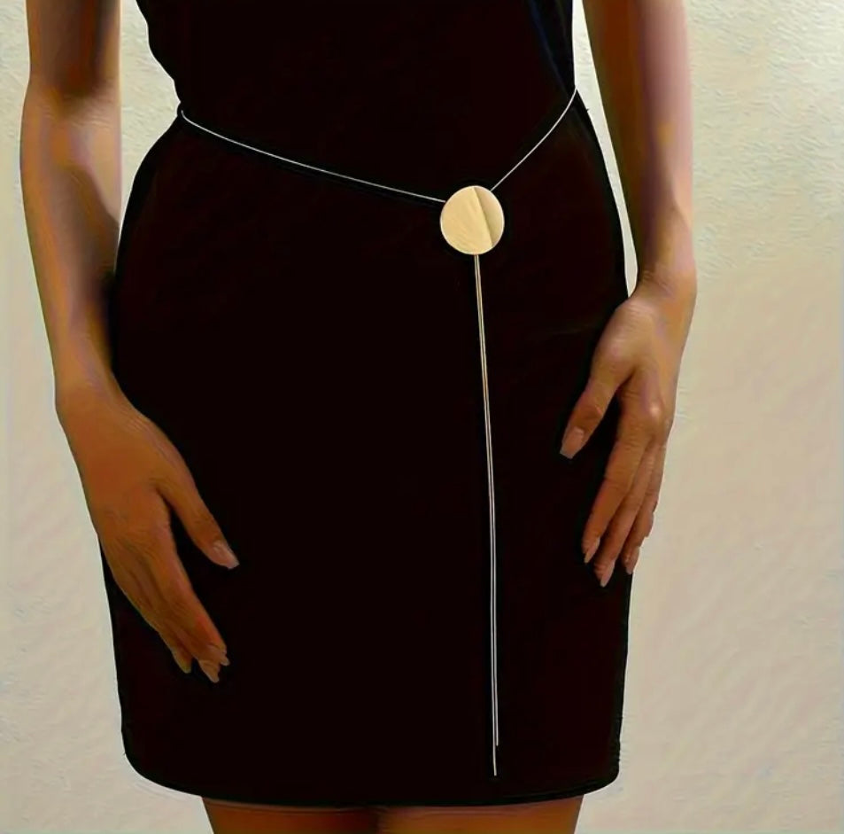 Colier Lung Auriu Lunar Flow Colier Lasardo Gioielli