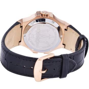 ceas barbatesc maserati negru cu rose gold