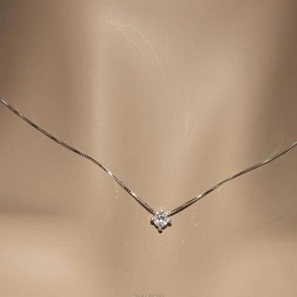 colier argint punto luce
