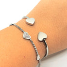 Bratara Tennis Think Positive cu inimi Bratara Lasardo Gioielli