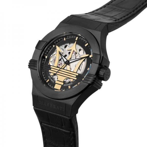 ceas barbatesc automatic maserati negru